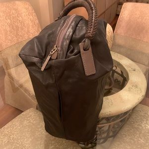 Helmut Lang Sling Backpack. Excellent Condition. Subtle Leather Mud color strap.